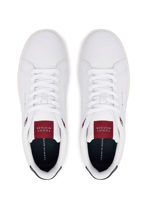 Tommy Hilfiger Chunky Leather Sneakers White Men TOMMY HILFIGER | Sneakers | FM0FM06000-0GY